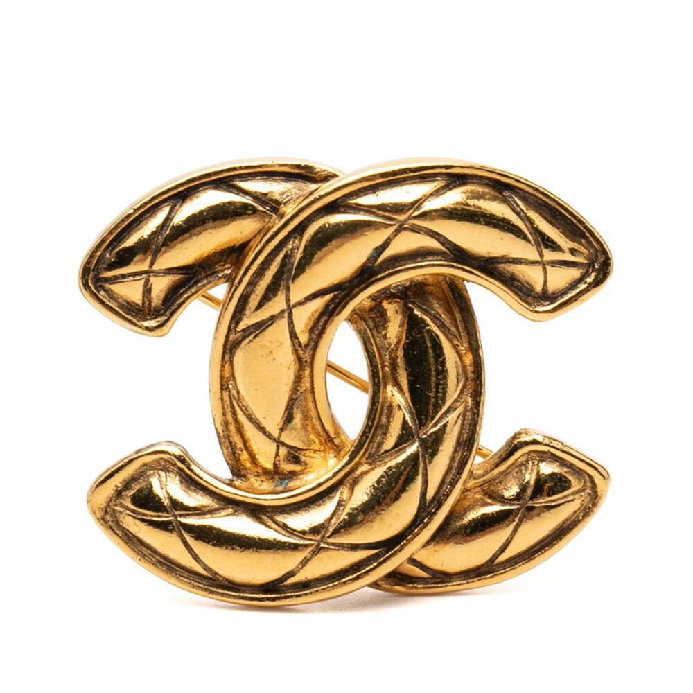 Chanel Cc Logo Brooch Metal #256747C80B